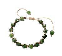 MFESFCS Crystals Bracelet Handmade Women Bracelets 8mm Cut Surface Tiger Eye Stone Jasper Amethyst Beads Bracelets Men Yoga Jewelry Gifts(Green)