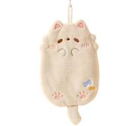 MFESFCS Hand Towel Cute Cartoon Tanuki Hanging Towel