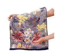 MFESFCS Hand Towel Fingertip Towel with Colorful Bird and Flower Pattern