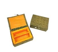 MFESFCS Jewellery Box Travel Name Stamp Storage Box Wood Stone Jade Seals Study Room Table Organizer Earrings Necklace Jewelry Gift Paper Boxes Chop Holder(3x3x12cm-2)
