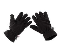 MFH 15403 Fleece Gloves with 3M™ Thinsulate™ Insulation (Black/XXL)