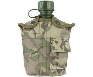 MFH 1L MILITARY WATER BOTTLE ARMY CANTEEN TRAVEL HYDRATION OPERATION CAMO COVER