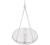 MFH 33641 Folding grill with chain for hanging(49 x 3,5 cm/Silver)
