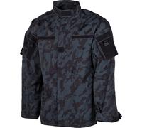MFH ACU Mens Field Jacket Military Work Uniform Shirt Combat Ripstop Night Camo