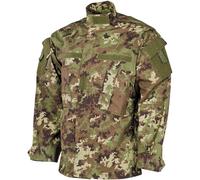 MFH ACU Mens Field Jacket Uniform Work Shirt Combat Army Vegetato Woodland Camo