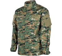 Mfh Acu Ripstop Field Jacket Digital Woodland Size Small