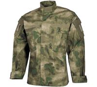 MFH ACU Ripstop Uniform Shirt Mens US Army Combat Long Sleeve Jacket HDT Camo FG