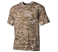 MFH® Adventure Quality Mens US T-Shirt Style Military Camouflage - 100% Cotton