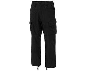 MFH Allround Softshell Trousers Mens Army Trekking Work Cargo Military Black
