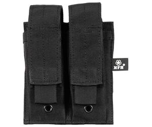 MFH Ammo Pouch Double Small MOLLE Magazine Pouch - Black