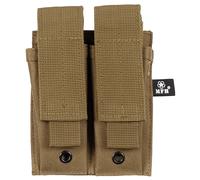 MFH Ammo Pouch Double Small MOLLE Magazine Pouch - Coyote Tan