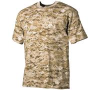 MFH Army Combat Mens T-Shirt Military Top Shirt Digital Desert Marpat Camouflage