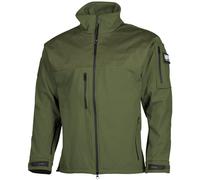 MFH Australia Soft Shell Jacket Mens Outdoor Hiking Trekking Military OD Green