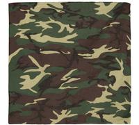 Mfh Bandana Cotton Woodland Camo