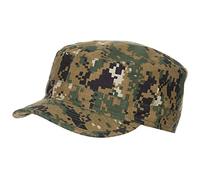 MFH US Army Style Field Cap Hat Rip Stop Marpat Digi Woodland Camo