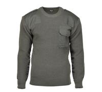 MFH Brand BW Military style commando pullover stock stitch knit sweater olive