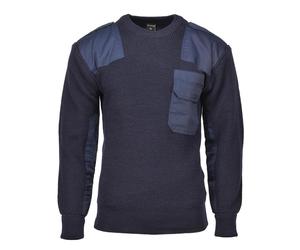 MFH Brand German army style pullover commando jumper breathable blue sweater NEW