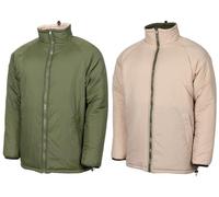 MFH British Reversible Thermal Jacket Olive Khaki