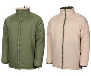 MFH British Reversible Thermal Jacket Olive Khaki