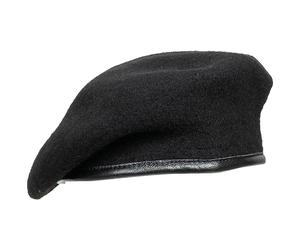 MFH BW Beret Mens Army Military French Hat Cadet Black