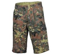 MFH BW Flecktarn Cargo Shorts BDU Bermuda With Side Pockets Camouflage