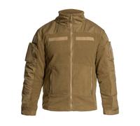 MFH Men's US Combat Fleece Jacket Coyote size L