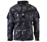 MFH Combat Jacket Men's Tactical Field Jacket Ripstop Mission Snake Black...