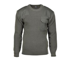 MFH Command Jumper Wool Knit Reinforced Outdoor Warm Olive