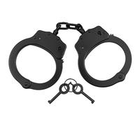 MFH Deluxe Steel Handcuffs - Black