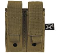 MFH Double 9mm Magazine Pouch Small MOLLE Coyote