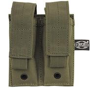 MFH Double 9mm Magazine Pouch Small MOLLE Olive