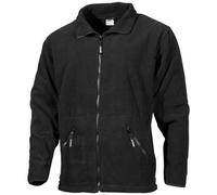 MFH Fox Outdoor Fleece Black Size Medium