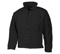 MFH Heavy Strike Fleece Jacket Warm Military Field Security Army Combat Black