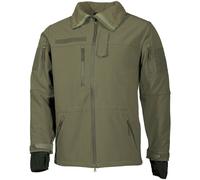 MFH High Defence Softshell Jacket Hiking Hunting Outdoor Waterproof OD Green