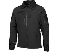 MFH High Defence Softshell Jacket Military Army Duty Security Airsoft Mens Black