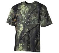 Hunting Fishing Trapper Camouflage Top Camo Mens T-Shirt Real Tree Green Tee