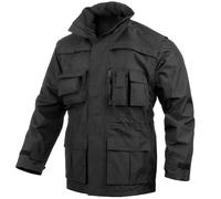 MFH Jacket Security Military Hooded Inner Fleece Security Mens Patrol Black