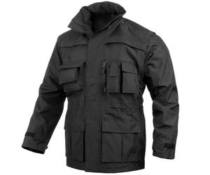 MFH Jacket Security Military Hooded Inner Fleece Security Mens Patrol Black