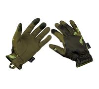 MFH Lightweight Tactical Gloves Touch Screen Combat Hiking Czech Woodland Camo
