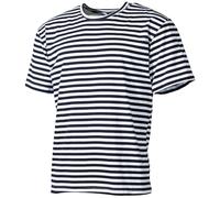 MFH Russian Navy T-Shirt Half Sleeve (Blue/White)