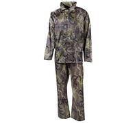 MFH Men's 2-Piece Rain Suit Black