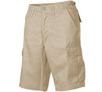 MFH Mens Bermuda US BDU Military Pants Outdoor Combat Work Cargo Shorts Khaki