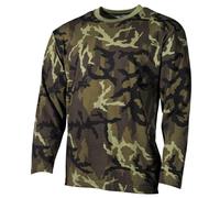 MFH Mens Camo T-Shirt CZ M95 Long Sleeve Army Style Airsoft Hunt Camp