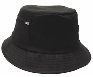 MFH Men's Fisherman Bucket Hat Black Size XL