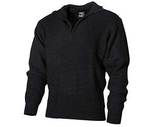 MFH Men's Navy Sweater Acrylic Black