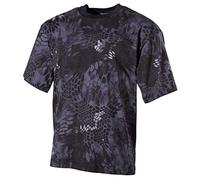MFT Tactical Hunting Jersey T-Shirt 100% Cotton Mens Hiking Top Snake Black Camo