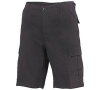 MFH Men's US BDU Bermuda Shorts Ripstop Black Size L