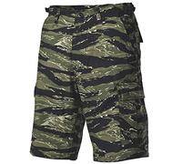 MFH Men's US BDU Bermuda Shorts Ripstop Tiger Stripe Size XXL