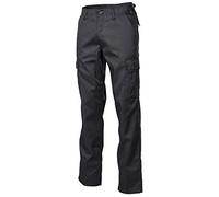 MFH US BDU Combat Trousers Mens Military Outdoor Work Trekking Hiking Army Black