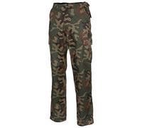 MFH US BDU Combat Trousers Mens Hiking Trekking Military Polish Woodland Camo